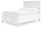 Fortman Full Panel Storage Bed, Dresser, Mirror and Nightstand