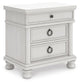 Rowlenstown California King Poster Bed, Dresser, Mirror and Nightstand