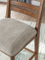 Greddinton Counter Height Dining Table and 4 Barstools