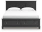Lanolee King Panel Storage Bed, Dresser and Mirror