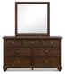 Danabrin Twin Panel Storage Bed, Dresser, Mirror and Nightstand