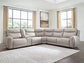 Gravier 6-Piece Power Reclining Sectional with Storage Console