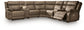 Max-Momentum 7-Piece Power Reclining Sectional with Audio Consoles