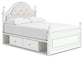 Kozlani Full Upholstered Panel Bed with Storage