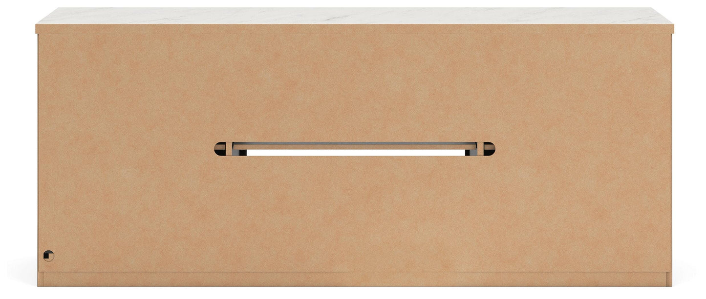 Cadmori XL TV Stand w/Fireplace Option