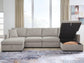 ModMax Luxe 4-Piece Double Storage Chaise Sectional