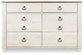 Willowton Six Drawer Dresser