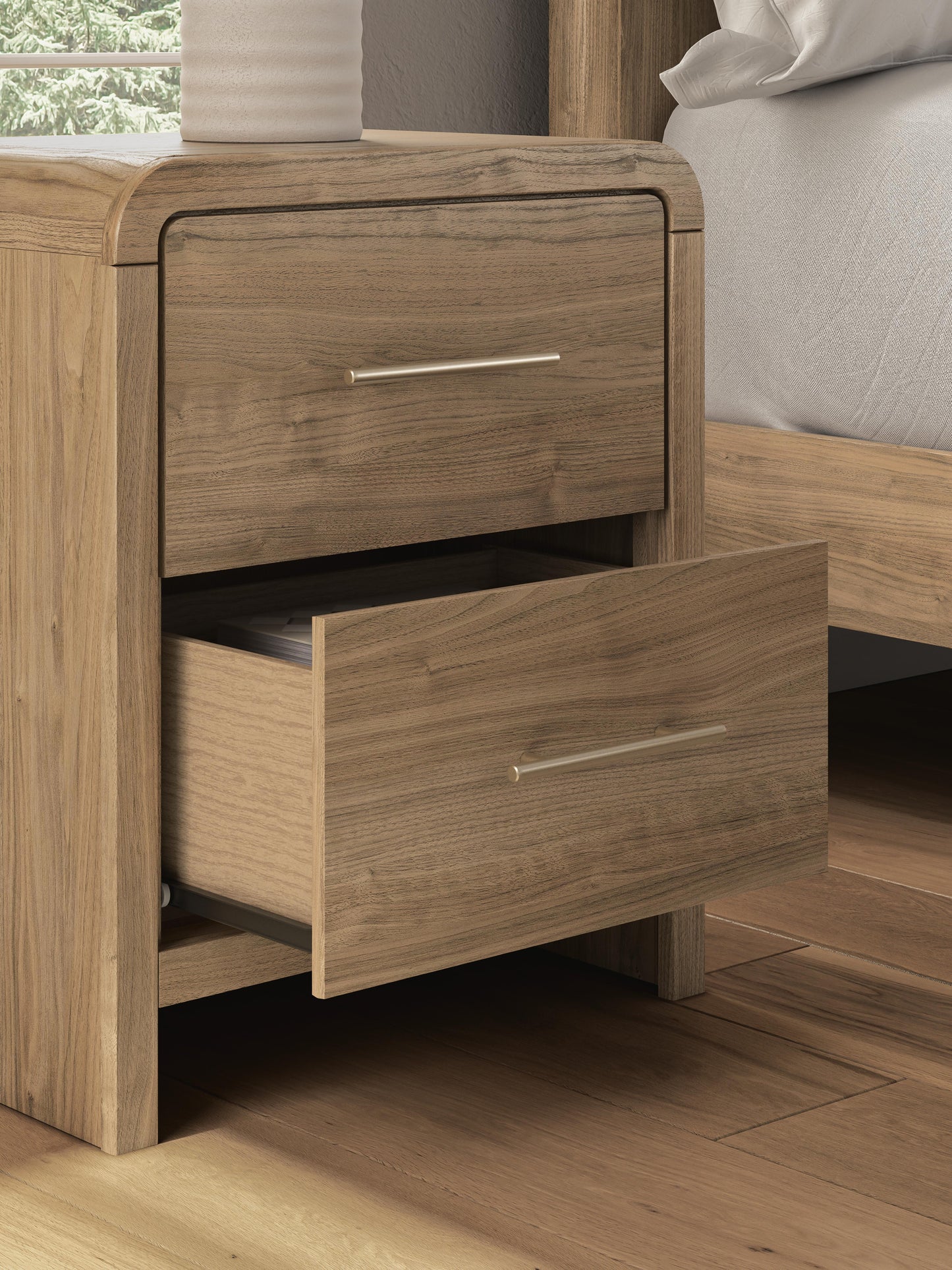 Gramburg Two Drawer Night Stand