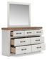 Savonport King Panel Storage Bed, Dresser and Mirror