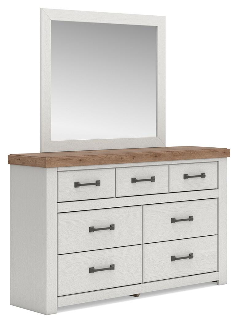 Savonport King Panel Bed, Dresser, Mirror, Chest and Nightstand
