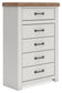 Savonport King Panel Bed, Dresser, Mirror, Chest and Nightstand