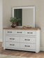 Savonport King Panel Bed, Dresser and Mirror