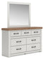 Savonport King Panel Bed, Dresser and Mirror