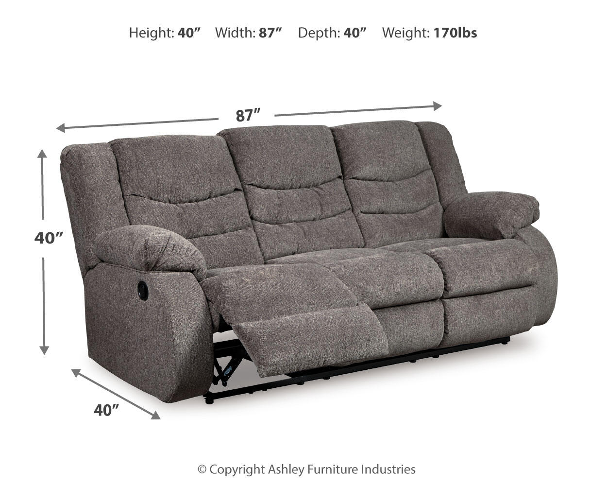 Tulen Reclining Sofa