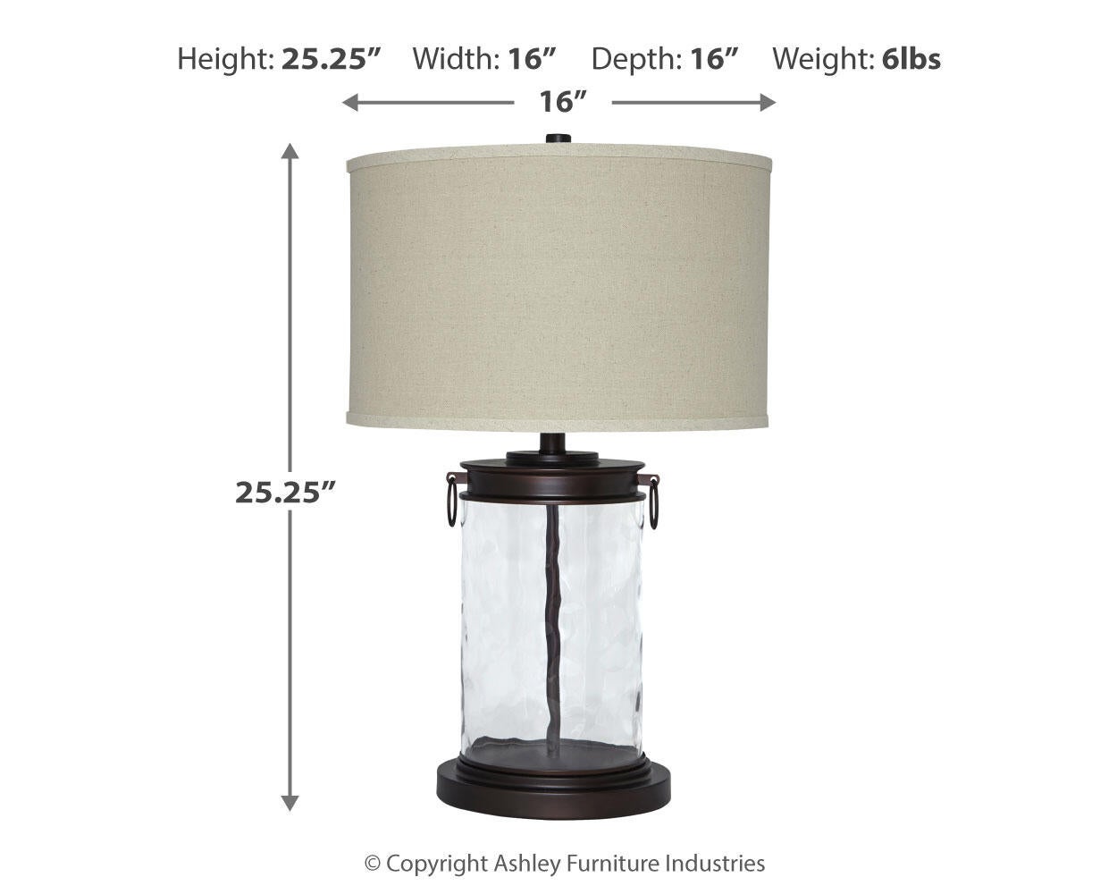 Tailynn Glass Table Lamp (1/CN)