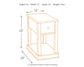 Breegin Chair Side End Table