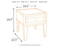 Todoe Rectangular End Table