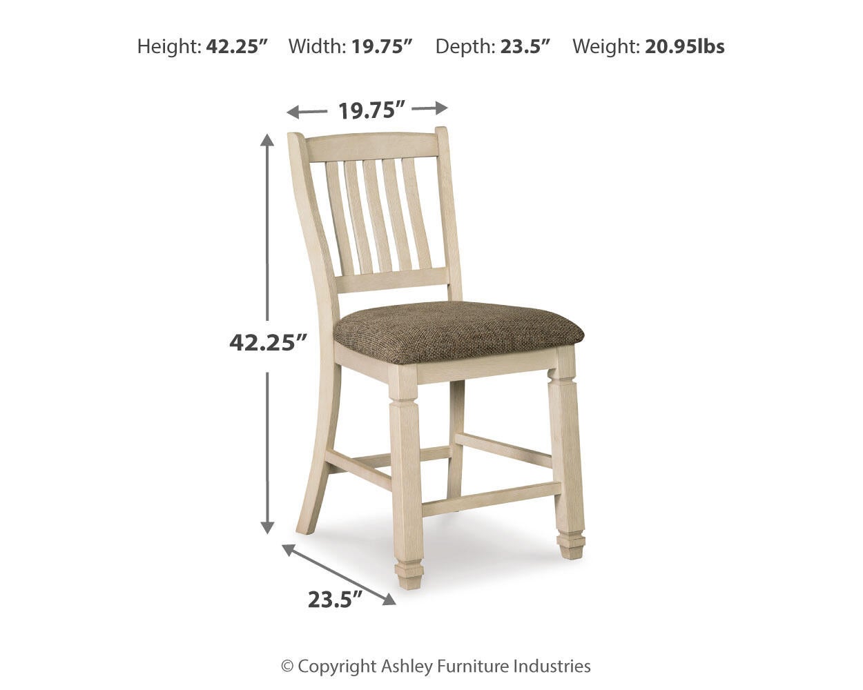 Bolanburg Upholstered Barstool (2/CN)