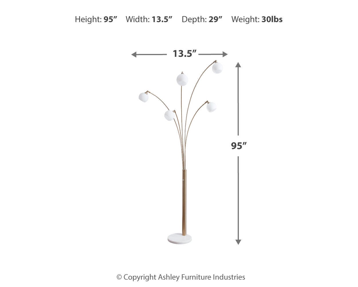 Taliya Metal Arc Lamp (1/CN)
