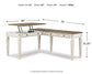 Realyn 2-Piece Home Office Desk