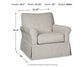 Searcy Swivel Glider Accent Chair