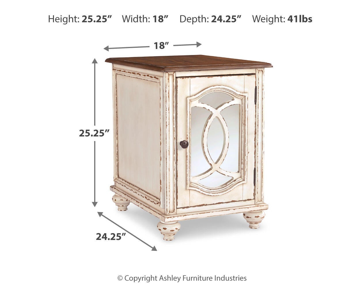 Realyn Chair Side End Table