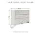 Altyra Six Drawer Dresser