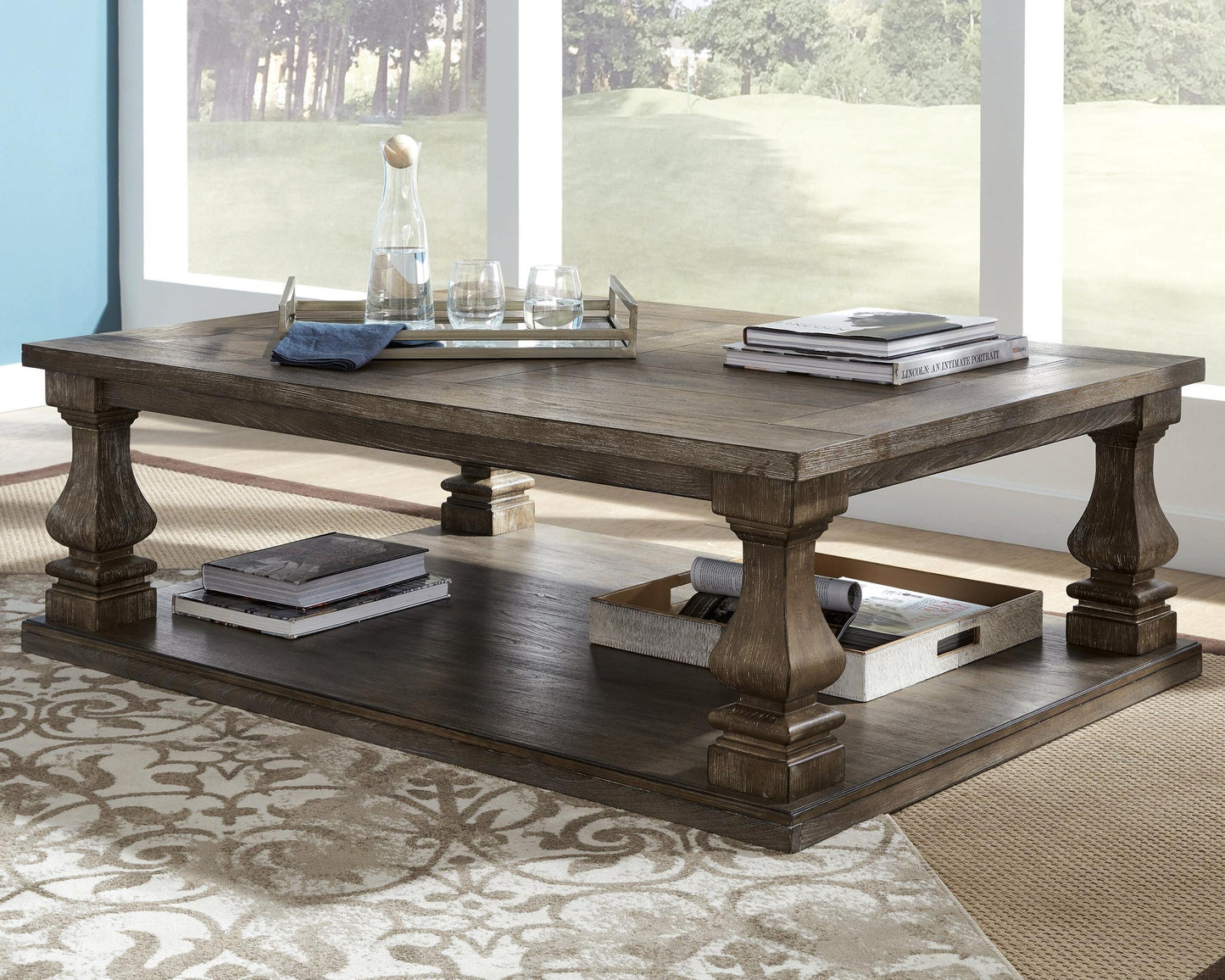 Johnelle Rectangular Cocktail Table