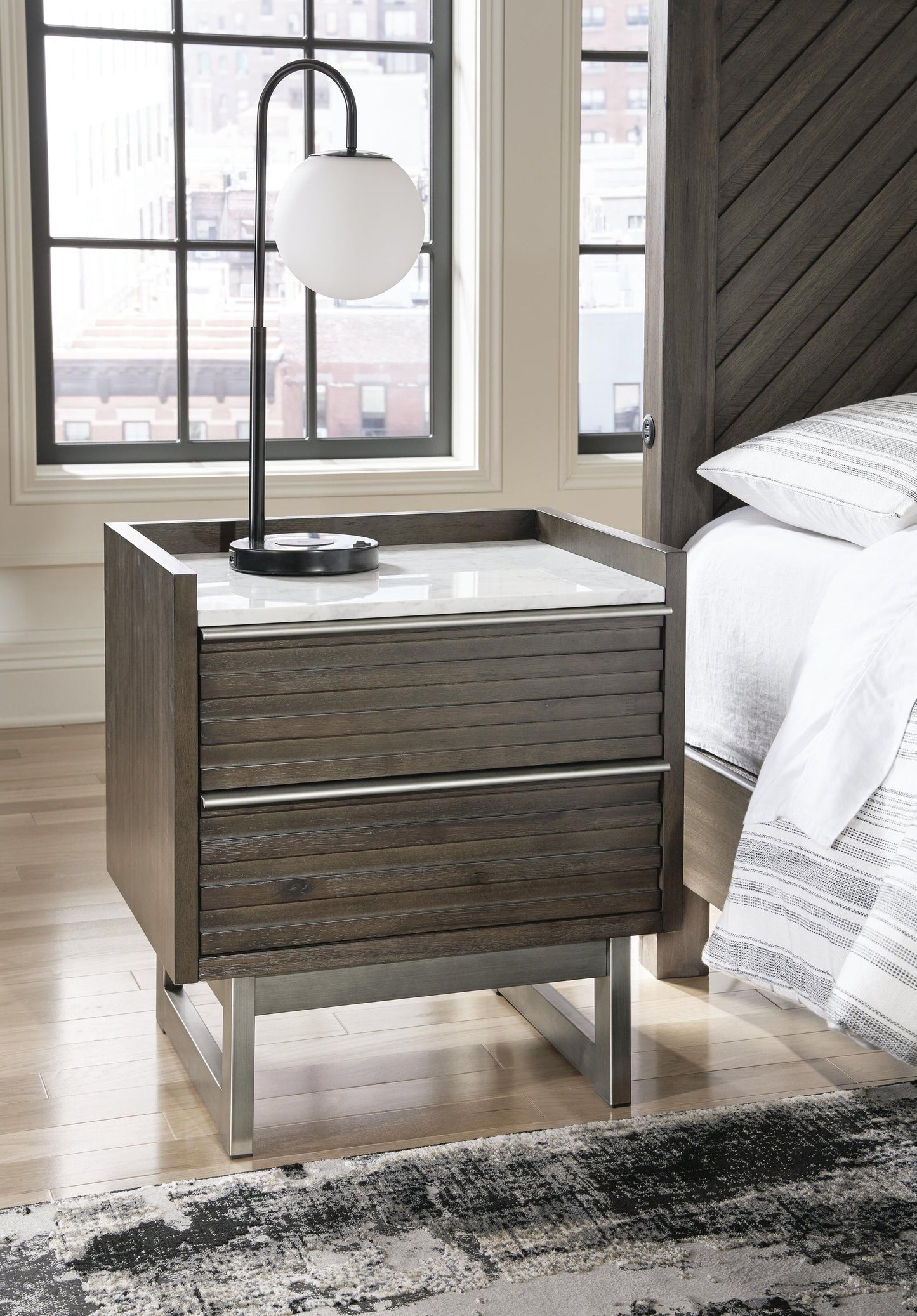 Arkenton Two Drawer Night Stand