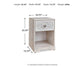 Paxberry One Drawer Night Stand