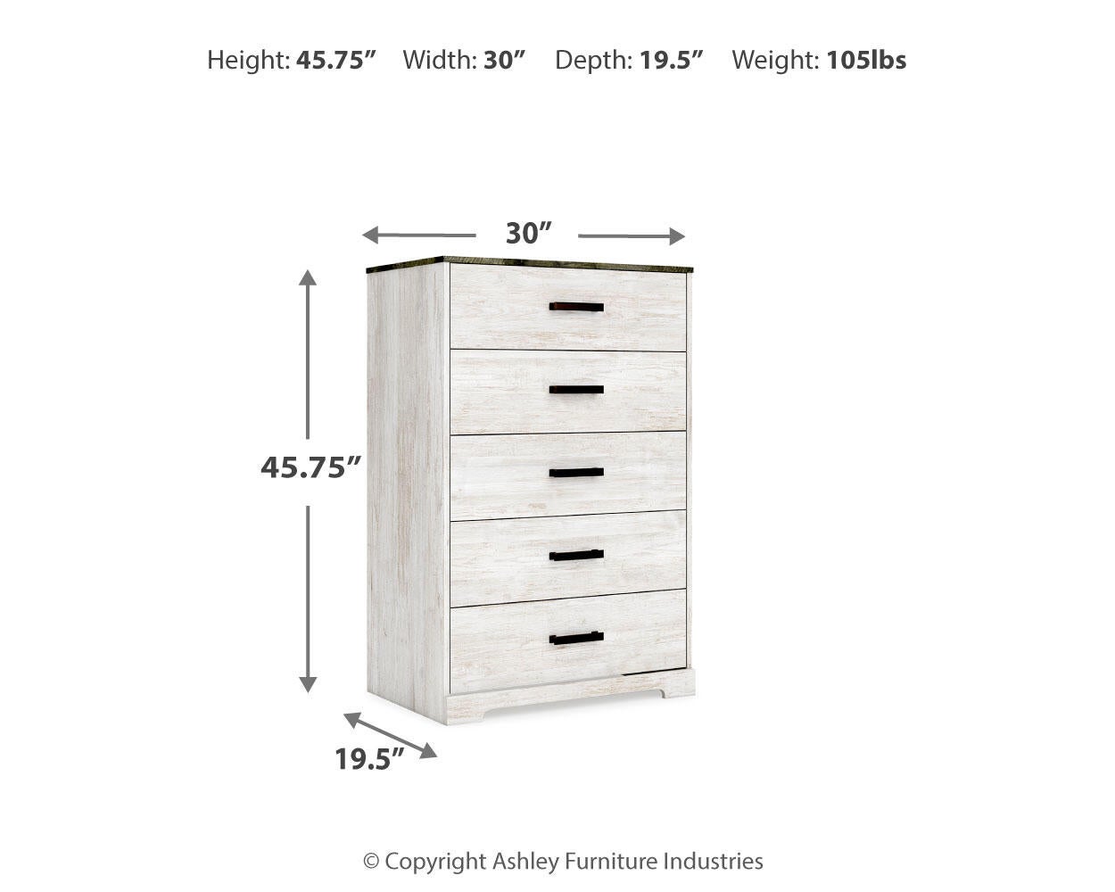 Shawburn Five Drawer Chest