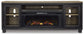 Foyland 83" TV Stand with Electric Fireplace