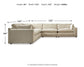 Elyza 5-Piece Sectional