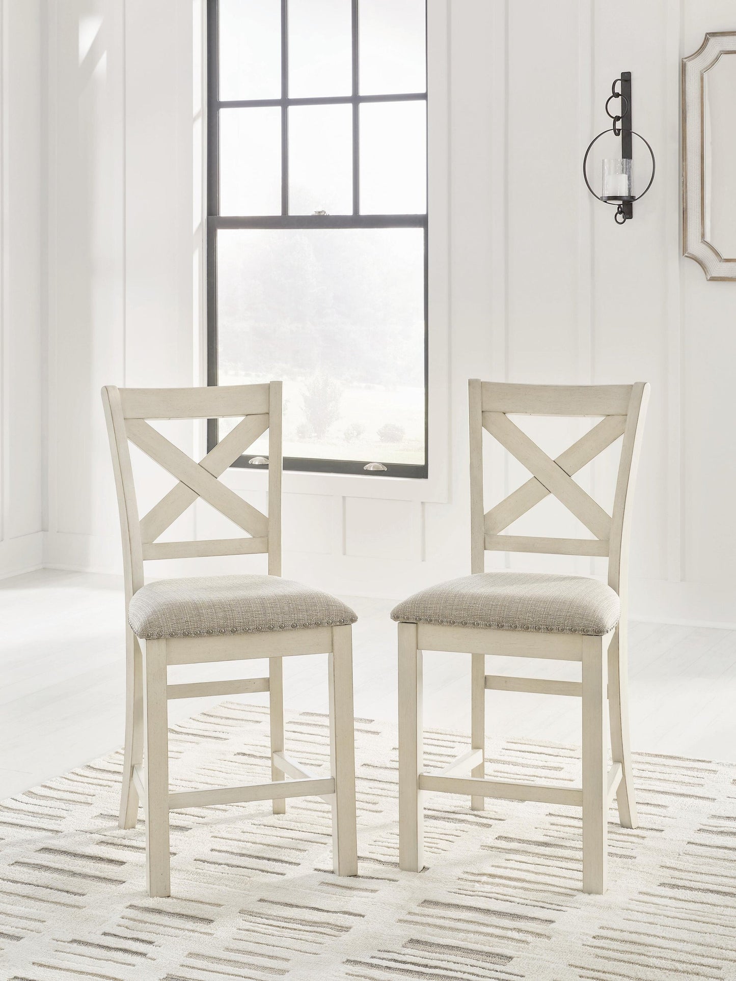Robbinsdale Upholstered Barstool (2/CN)