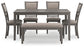 Wrenning Dining Room Table Set (6/CN)