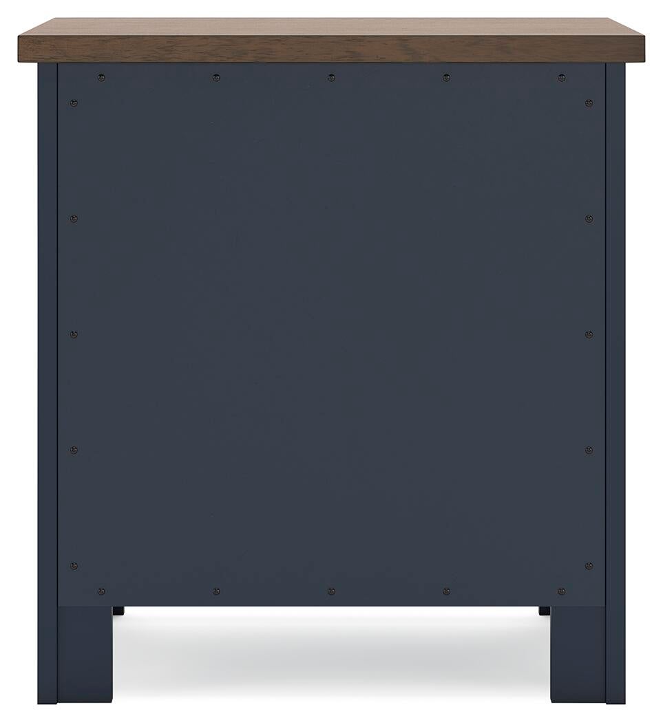 Landocken Two Drawer Night Stand