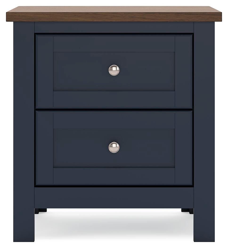 Landocken Two Drawer Night Stand