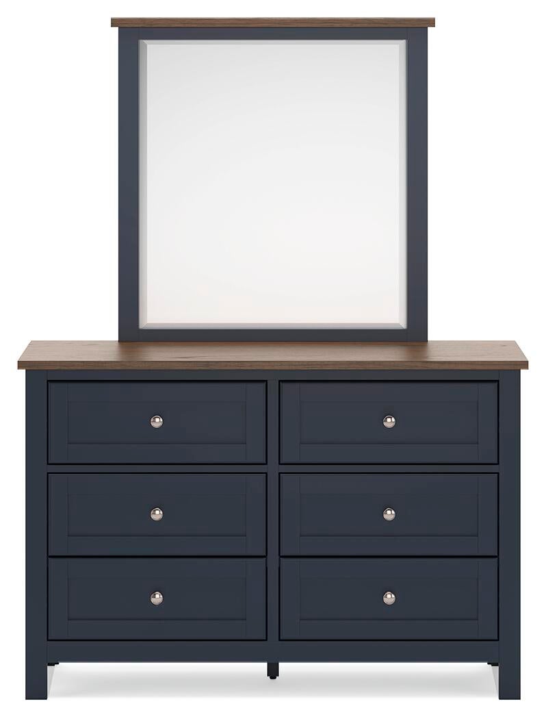 Landocken Dresser and Mirror