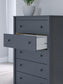 Simmenfort Five Drawer Chest