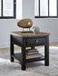 Drazmine Rectangular End Table
