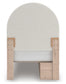 Arloster Twin Upholstered Panel Bed with Storage