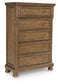 Feddinger Five Drawer Chest
