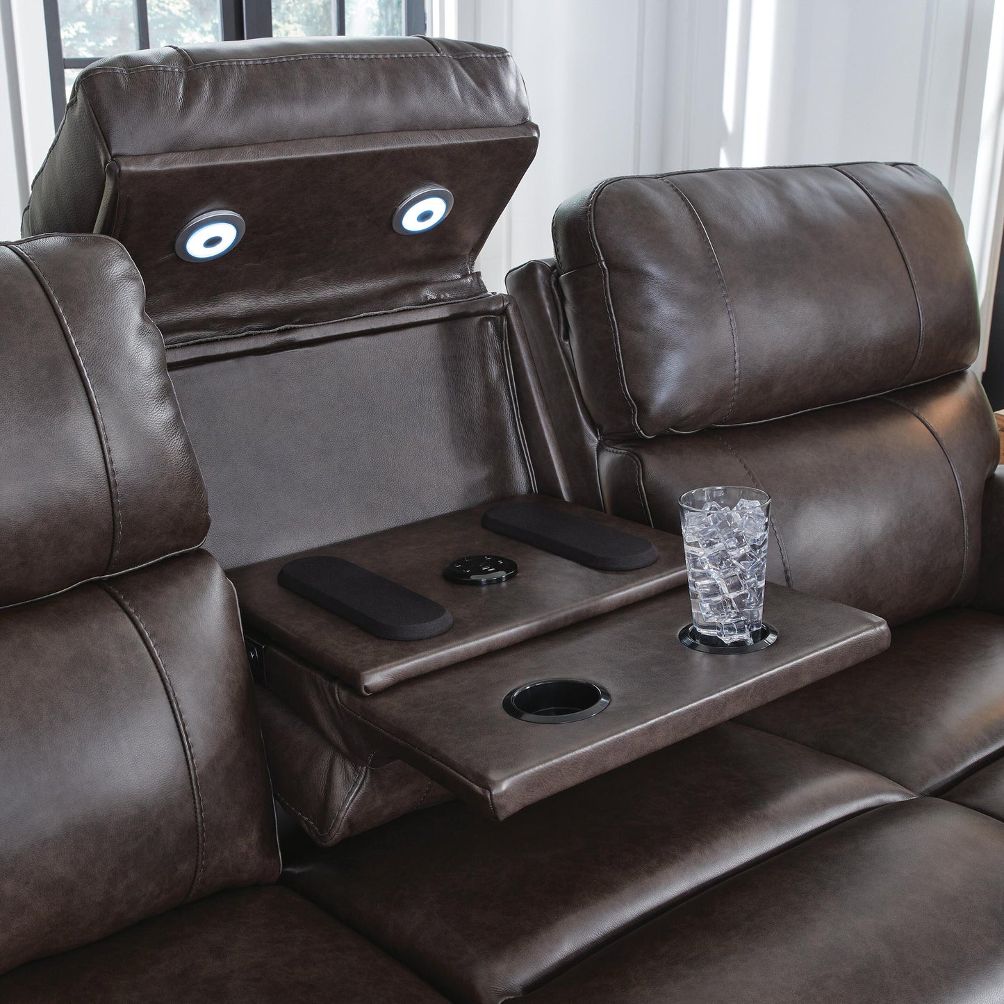Crossplex PWR REC Sofa with ADJ Headrest