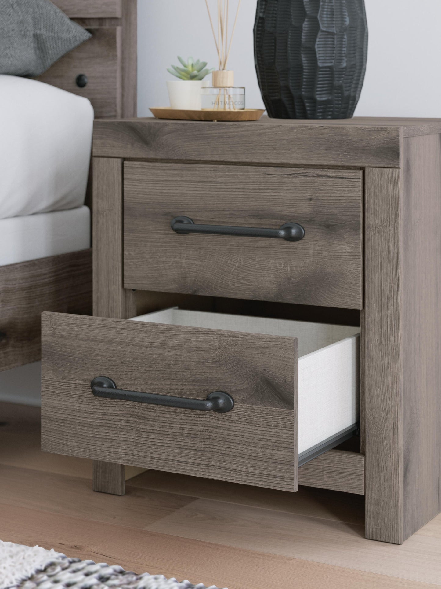Graystorm Two Drawer Night Stand