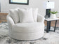 Cuddle Plush Oversized Swivel Accent Chair