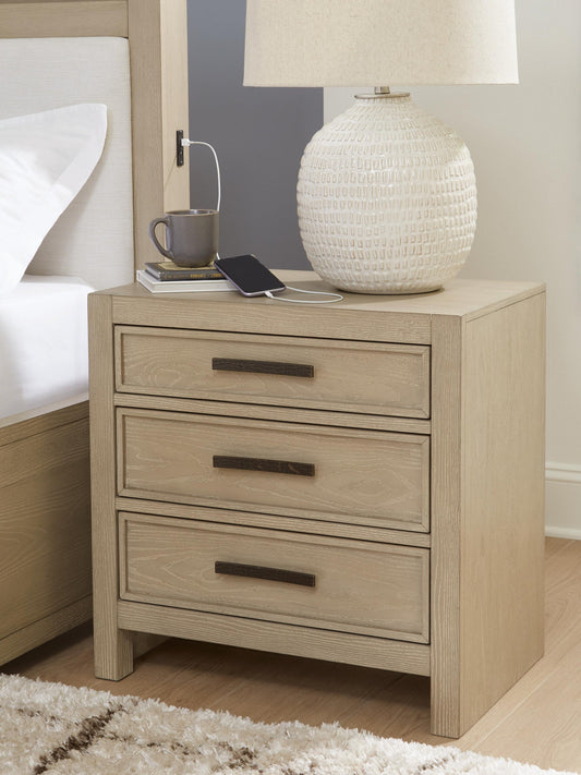 Calmoro Three Drawer Night Stand