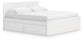 Onita King Panel Platform Bed with 2 Side Storage