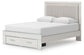 Zuraleus Queen Upholstered Panel Platform Storage Bed