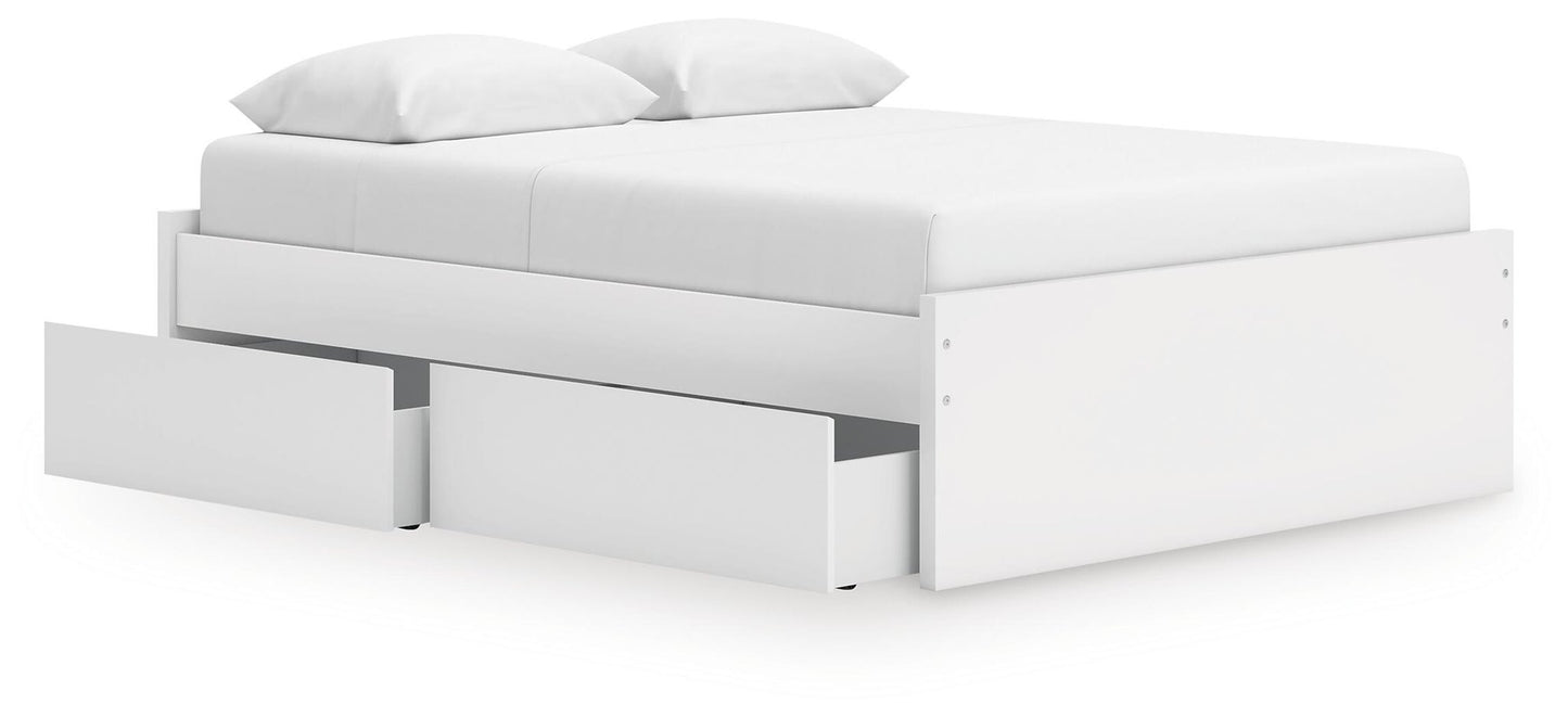 Onita Queen Platform Bed with 1 Side Storage