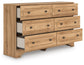 Aleaport Six Drawer Dresser